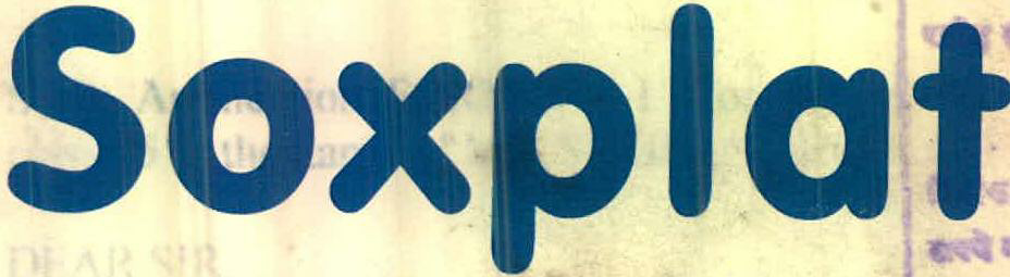 Soxplat (label) Device mark 1550804 Trademark
