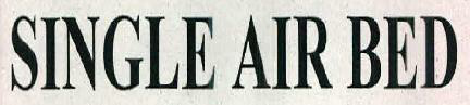 Single Air Bed Device mark 2357473 Trademark