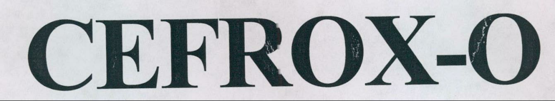 Cefrox-o Device mark 2129441 Trademark