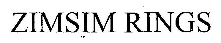 Zimsim Rings (device) Device mark 2325410 Trademark