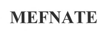 Mefnate Device mark 2068501 Trademark