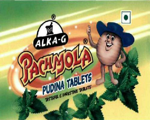 Pachmola, Alka G(label) Device mark 1978826 Trademark