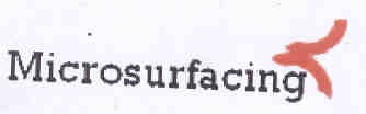 Microsurfacing Device mark 2069066 Trademark