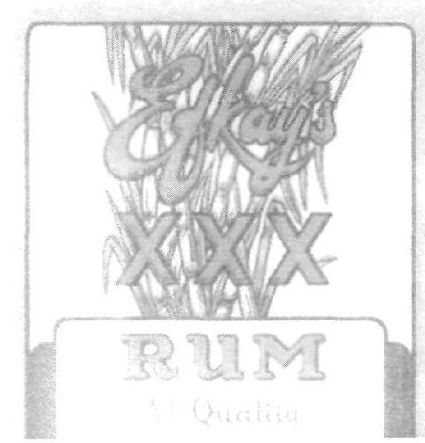 Efkays Xxx Rum (device) Device mark 2387453 Trademark