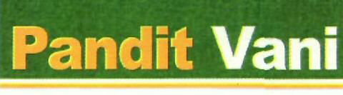 Pandit Vani (device) Device mark 2415714 Trademark