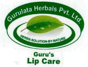 Guru S Lip Care Gurulata Herbals Pvt. Ltd.(device Of Leaf) Device mark 2386310 Trademark