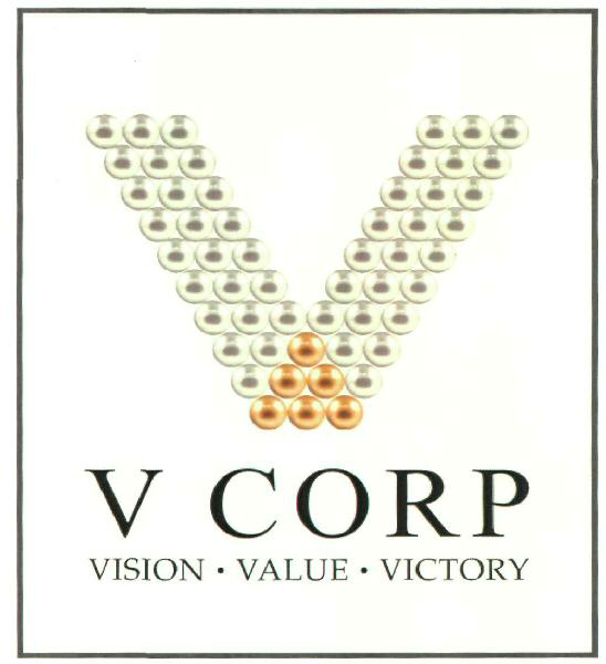 V Corp Vision. Value. Victory (label) Device mark 2416242 Trademark