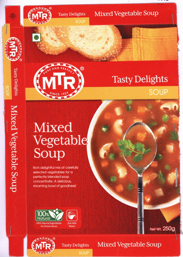 Tasty Delights Mtr Mixed Vegetable Soup Device mark 2391476 Trademark