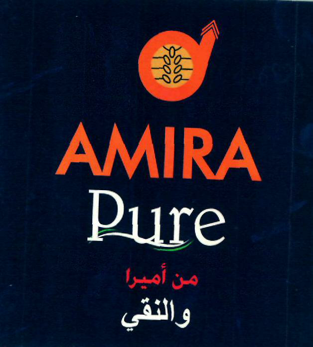 Amira Pure (label) Device mark 2416273 Trademark