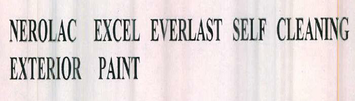 Nerolac Excel Everlast Self Cleaning Exterior Paint Device mark 2430184 Trademark