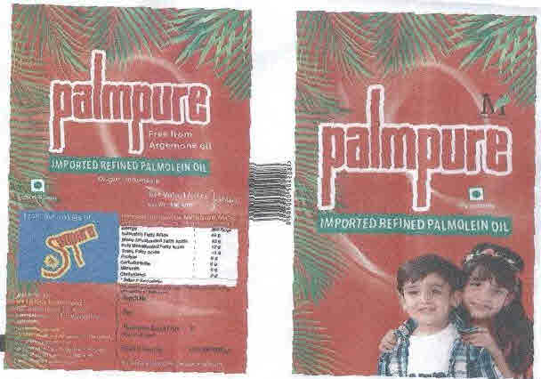 Palmpure Imported Refined Palmolein Oil Device mark 2451068 Trademark