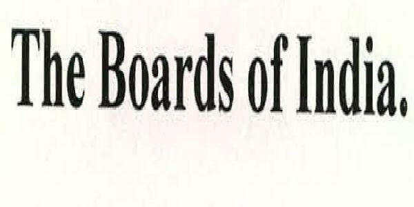 The Boards Of India. Device mark 2267906 Trademark