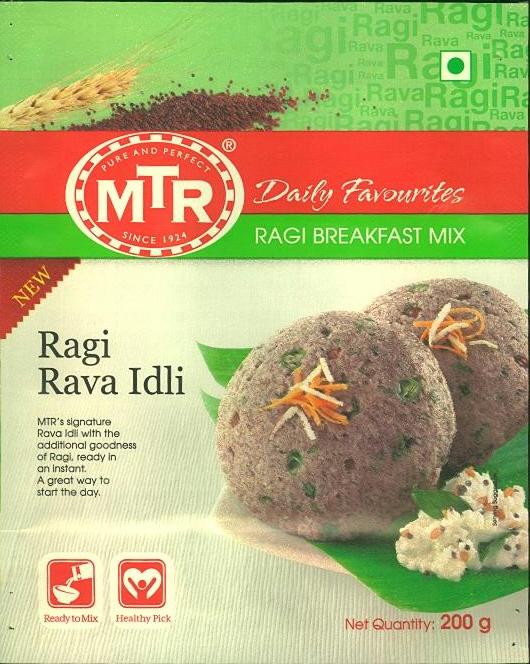 Mtr Daily Favourites Ragi Breakfast Mix - Ragi Rava Idli Device mark 2522256 Trademark