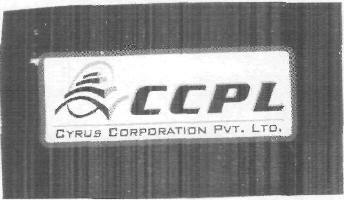 Ccpl Cyrus Corporation Pvt.ltd. (label) Device mark 2551632 Trademark