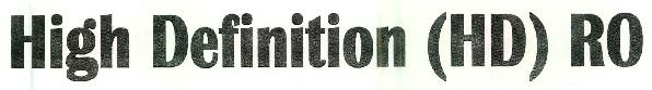 High Definition (hd) Ro Device mark 2565964 Trademark