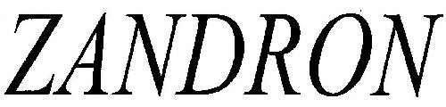 Zandron (device) Device mark 2580925 Trademark