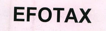 Efotax Device mark 2284326 Trademark