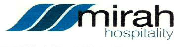 Mirah Hospitality Device mark 2345250 Trademark