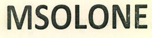 Msolone Device mark 2612587 Trademark