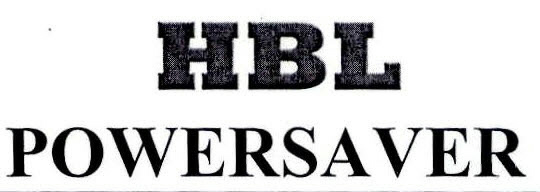 Hbl Powersaver Device mark 2580205 Trademark