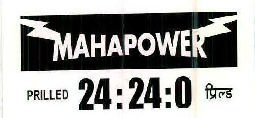Mahapower Prilled 24:24:0 Device mark 2601644 Trademark