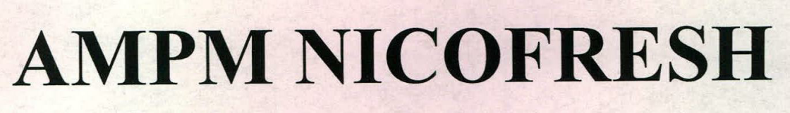Ampm Nicofresh Device mark 2223601 Trademark