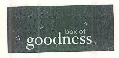 Box Of Goodness Device mark 2655675 Trademark