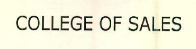 College Of Sales Device mark 2611161 Trademark
