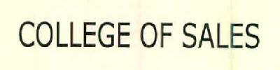 College Of Sales Device mark 2611162 Trademark