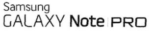 Samsung Galaxy Note Pro Device mark 2655868 Trademark