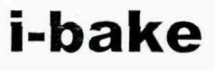 I-bake Device mark 2626380 Trademark