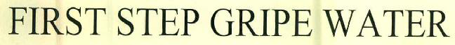 First Step Gripe Water Device mark 2715781 Trademark