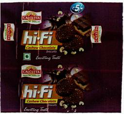 Calcutta Hi-fi, (device Of Chocolate Biscuits) Device mark 2661197 Trademark