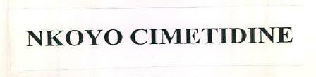 Nkoyo Cimetidine Device mark 2676691 Trademark