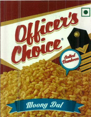 Officer's Choice Salted Namkeen Moong Dal Device mark 2662384 Trademark