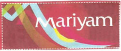 Mariyam With M Logo Device mark 2702089 Trademark