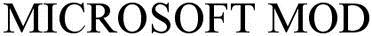 Microsoft Mod Device mark 2706925 Trademark