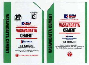 Birla Shakti Cement, Vasavadaha Cement, K Kesoram (device) Device mark 2732161 Trademark
