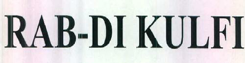 Rab-di Kulfi Device mark 2685540 Trademark