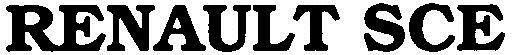 Renault Sce Device mark 2736002 Trademark