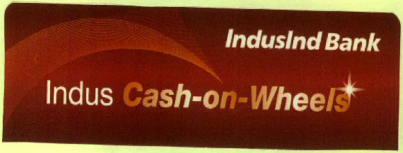 Induslnd Bank Indus Cash-on-wheels Device mark 2722456 Trademark