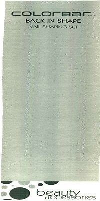 Colorbar Back In Shape {label Mark) Device mark 2567860 Trademark