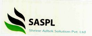 Saspl, Shrine Adtek Solutions Pvt. Ltd. (label) Device mark 2792398 Trademark