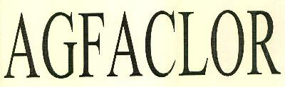 Agfaclor Device mark 2752492 Trademark
