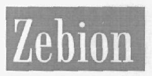 Zebion (device) Device mark 2775246 Trademark