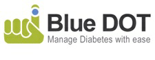 Blue Dot Manage Diabetes With Ease & Device In Colours Device mark 2865628 Trademark
