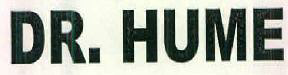 Dr. Hume Device mark 2775583 Trademark