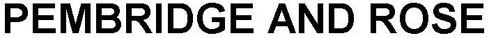 Pembridge And Rose Device mark 2881718 Trademark