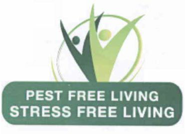 Pest Free Living Stress Free Living With Logo Device mark 2558926 Trademark