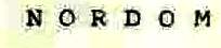 Nordom Device mark 483879 Trademark
